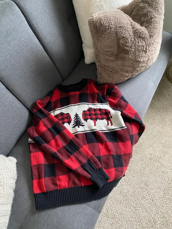 Christmas Sweater Red Size M - Image 5