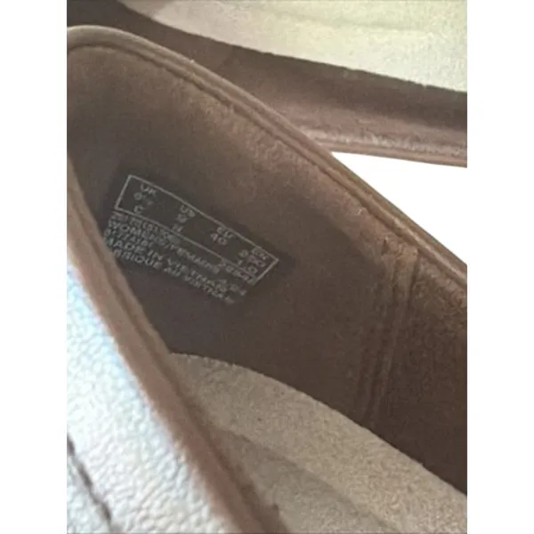 Clarks Collection Juliet Shine Loafers Women's 8 Caramel Leather Comfort NWT - Image 5