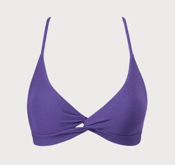 BERLOOK Purple Twist Cross Back Bikini Top AND BOTTOM 46 - Image 5