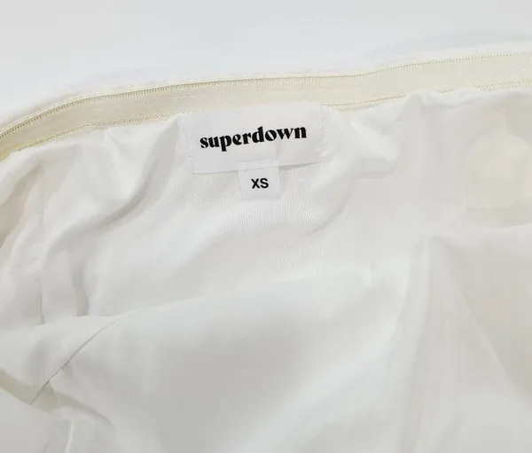 Superdown Quincy Strapless Top in White XS - Image 6