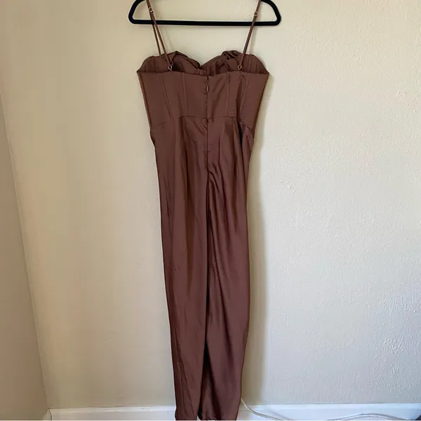 House of CB Charmaine Corset Dress in Chocolate‎ brown size XL NWOT - Image 7