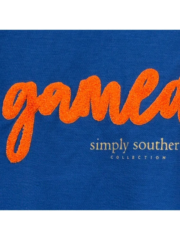 Simply Southern Gameday V-Neck Tee – Size Medium - Image 3