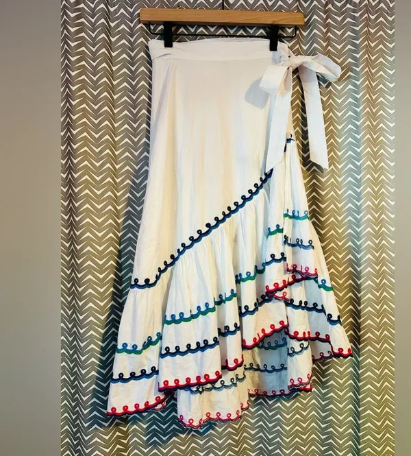 NWT ROLLER RABBIT | VALLETA EMBROIDERED MARIELENA SKIRT, size XXS - Image 3