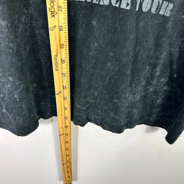 Hendrix Graphic Tee Black Grunge Rock Band Shirt Karl Ferris Collection‎ Indie - Image 3
