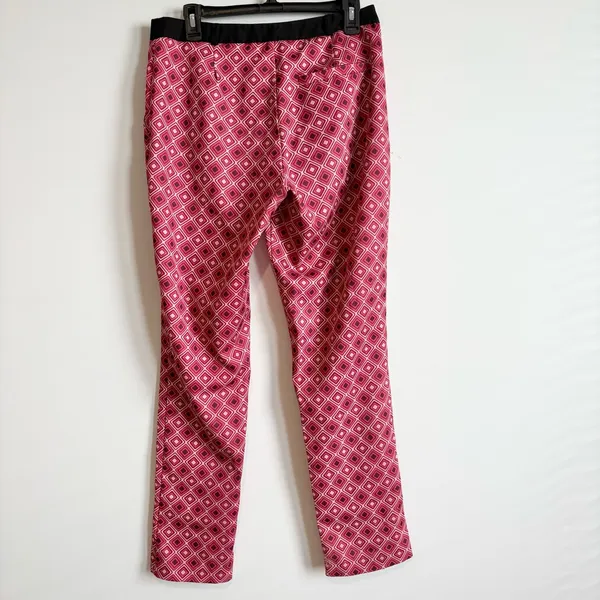 Pink Martini Geometric Patterned Trouser Pants‎ Pink Size medium - Image 2