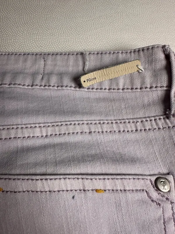 Pilcro Anthropologie Stet Jeans Women’s 30 Lavender Straight Leg Cropped - Image 8