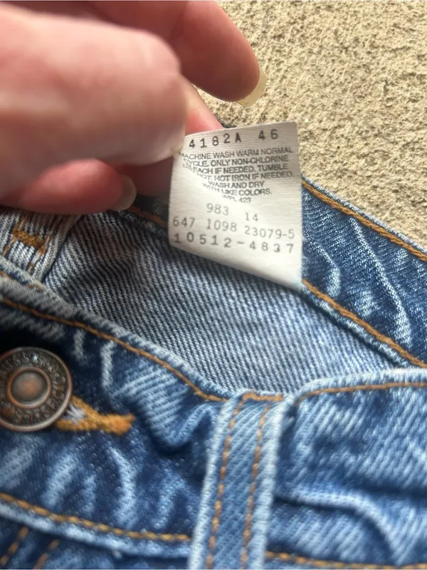 90s Levi’s 512 Jeans - Vintage 1990s Levi's Jeans Straight Leg 512s Size 7 Reg - Image 12