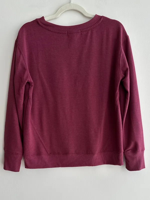 C&C California “Fall Is My Favorite Color” Maroon Sweatshirt, Size Medium - Image 10