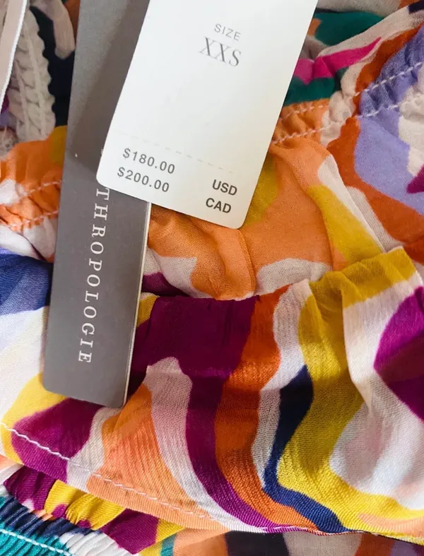 Anthropologie The Odetta Ruffled V-Neck Dress, Size XXS - Image 15