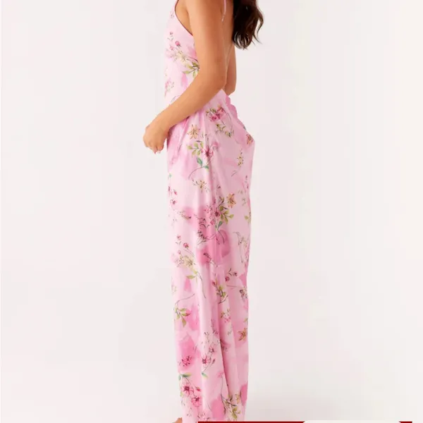 Peppermayo Pink Floral Maxi Dress - Image 3