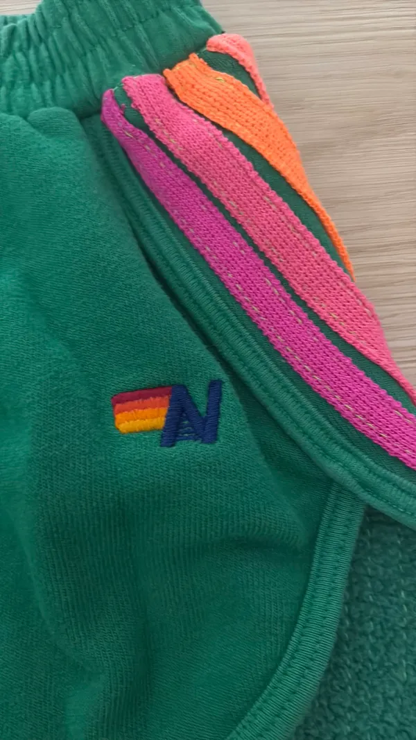 Aviator Nation green lounge shorts  - Image 7