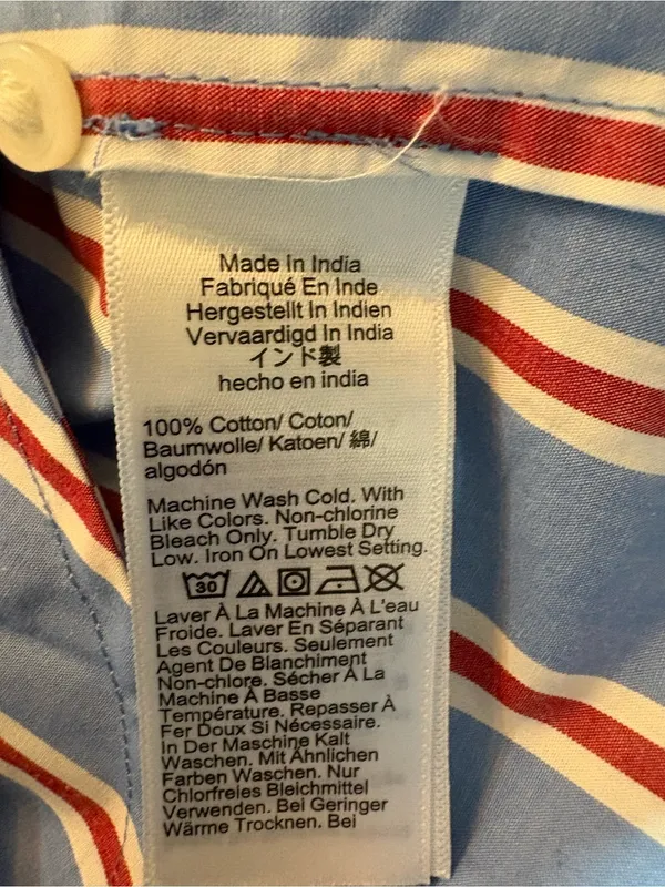 J.Crew Sleeveless Shirtdress Womens 8 Blue Red Striped NWT CW436 Drawstring - Image 12