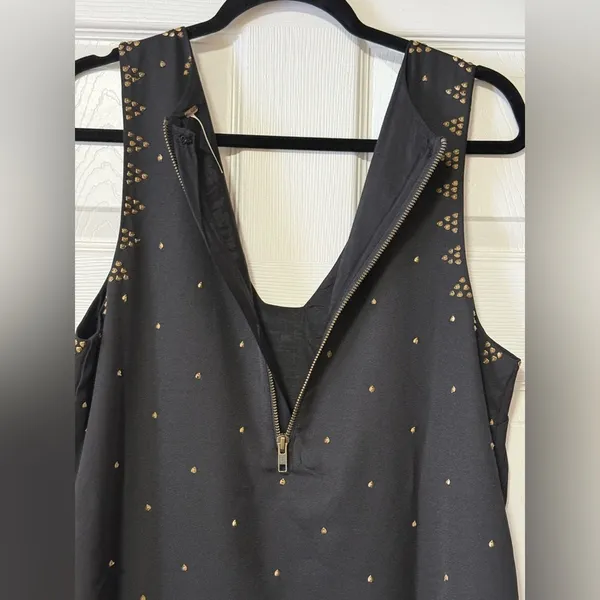 Free People Soho Studded Dress in Black Size 10 - Image 5
