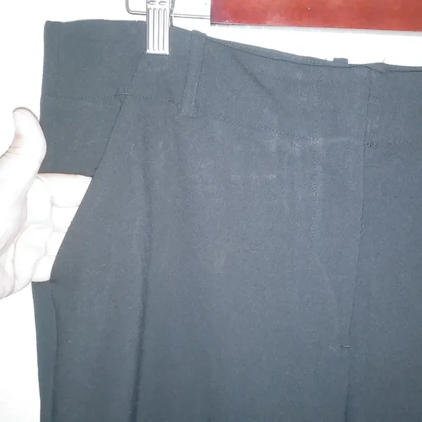 Jennifer Lopez 16R 36x33 Black Flare Dress Pants Plus - Funeral - Image 4