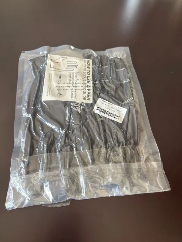 New AURUZA Zipper Winter Gloves for Men Women, Thermal Touchscreen Gloves Waterproof size L - Image 3