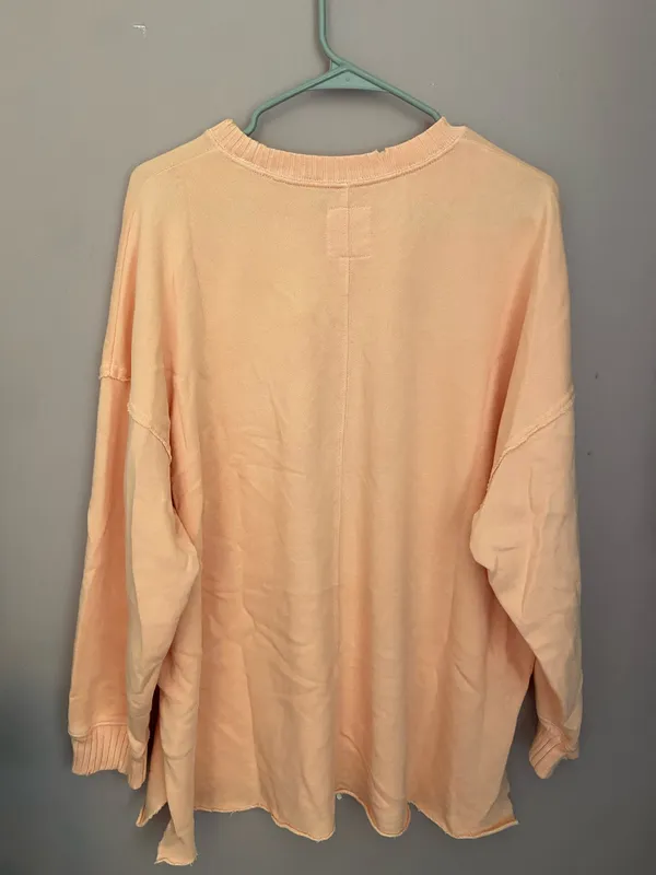 Aerie Peach Sweatshirt - Image 3