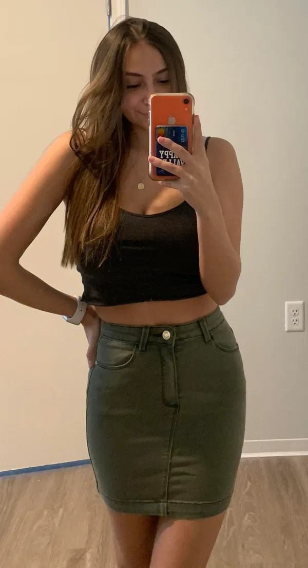 NWT Superstrech Denim Mini Skirt - Image 3