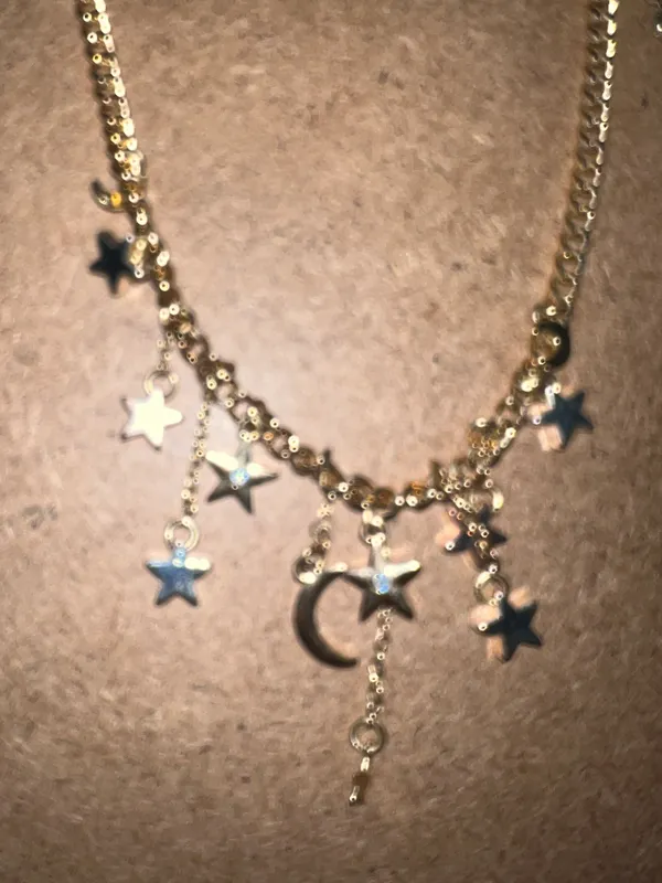 Boutique Stars Moon Gold Necklace - Image 2