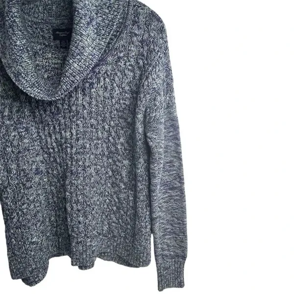 American Eagle Women's Cowl Neck Chunky Knit‎ Sweater Size L Multicolor - Image 14