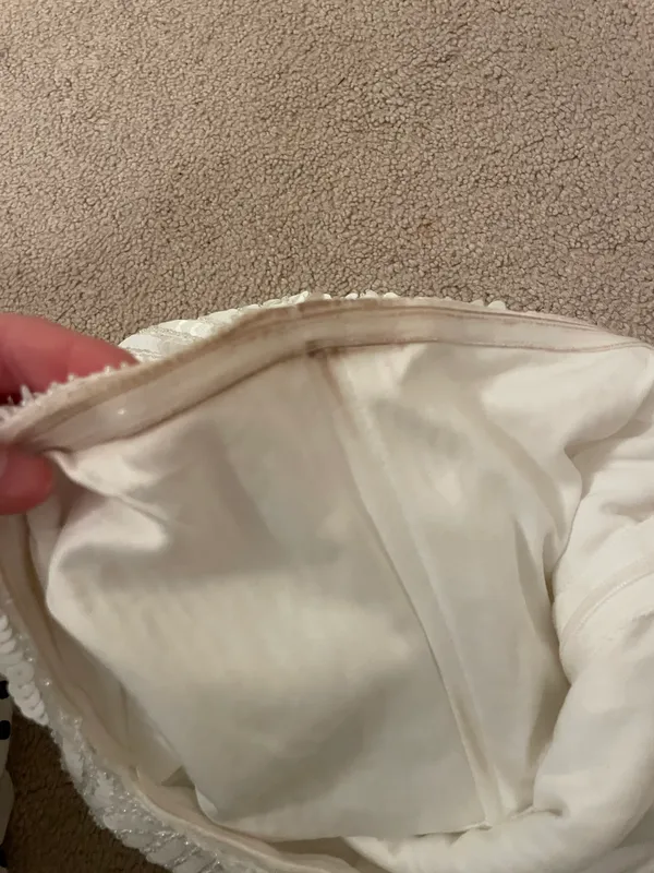 Lulus White Sequin Strapless Mini Dress - Image 6