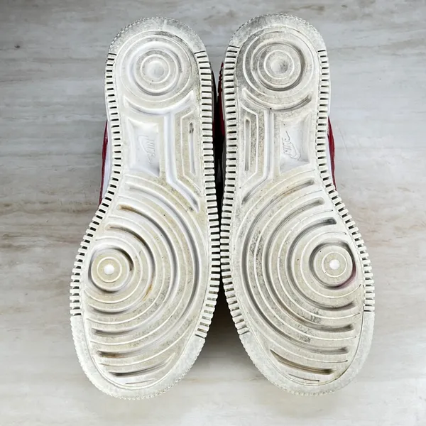 Nike Air Force 1 Shadow White University Red Sneakers CI0919-108 Womens 7 - Image 6