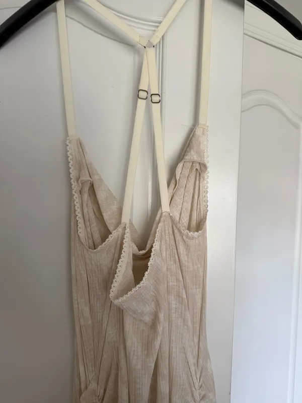 Free people cover up slip dress with leg slit - Image 3