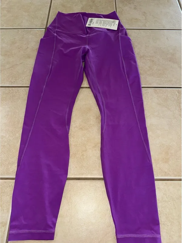 Lululemon Align With Pockets High-Rise 25” Moonlit Magenta Size 6 NWT - Image 3