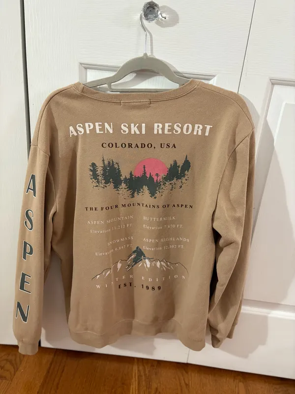 Cute hoodie Brown Size M - Image 3