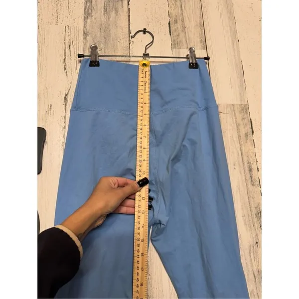 Blue work out leggings Blue - Image 8
