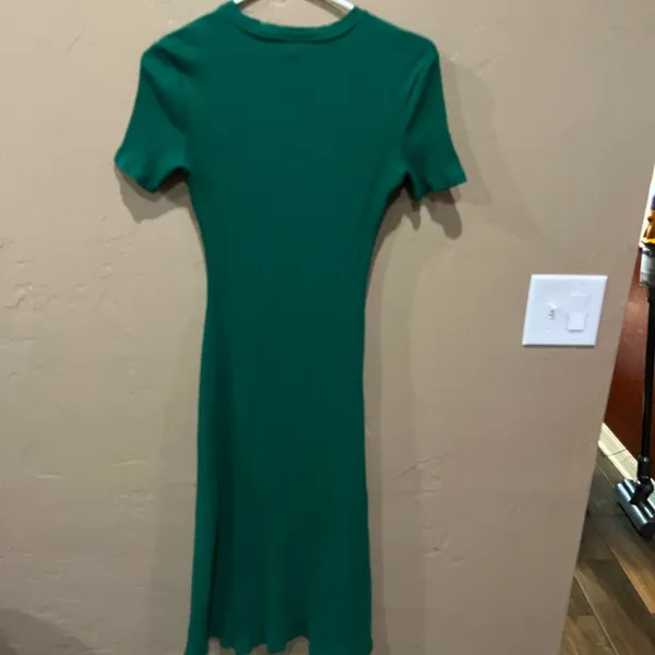Zara Emerald Green Midi Dress - Image 3