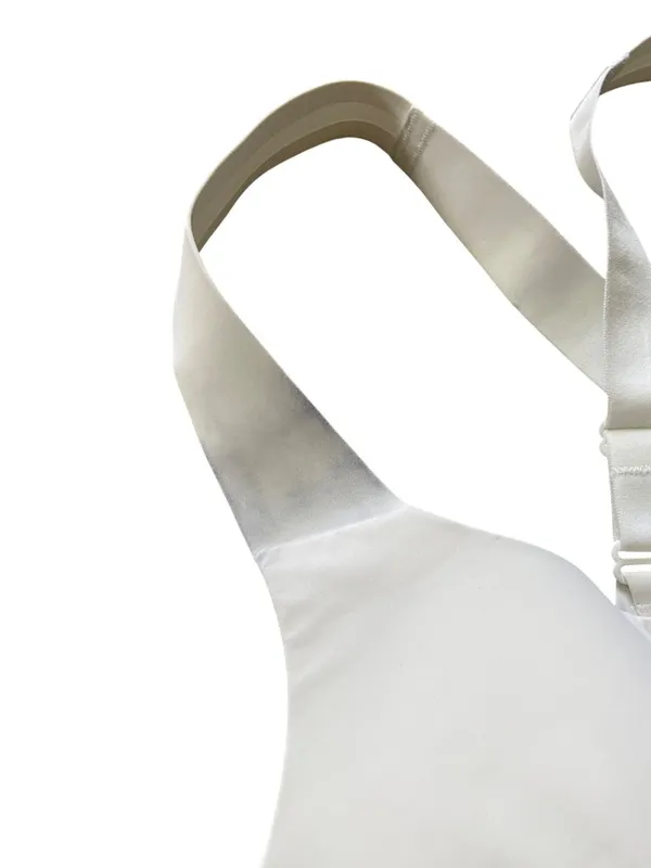 Knix Catalyst Front Zip Sports Bra White Size 5 (XL) High Impact Support Workout - Image 5