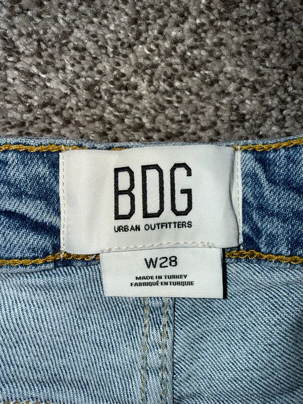 BDG Urban Outfitters Women's High-Rise Wide-Leg Blue Denim Jeans Size 28 - Image 3