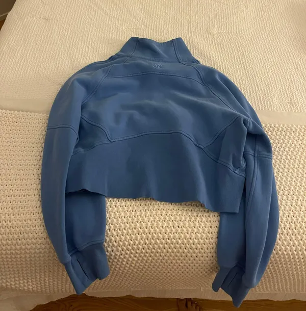 Lululemon Blue Nile Scuba Oversized Funnel-Neck Half Zip - Image 2