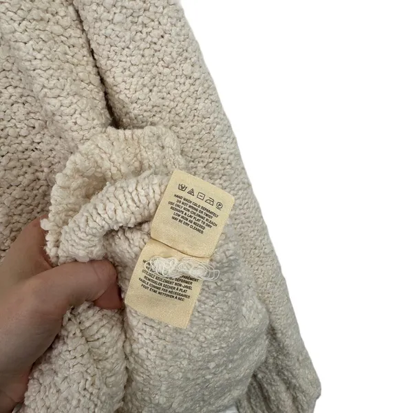 Moth Anthropologie Juliette Cream Turtleneck Chunky Knit Sweater Womens‎ XS - Image 6