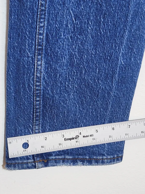 Abercrombie & Fitch Medium Wash 90s Straight Ultra High Rise Jeans Size 26/2 - Image 6