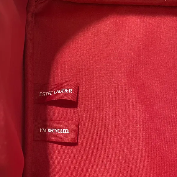 Estée Lauder Red Velvet Train Case 2023 | Makeup Bag Travel Organizer - Image 6