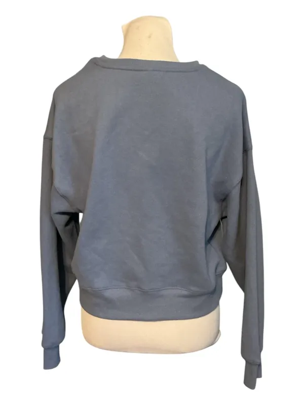 Harmony Balance Blue Crewneck Sweatshirt Fleece Size L Large Drop Shoulder - Image 2