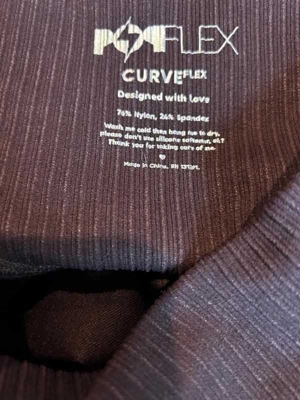POPFLEX brown crossover leggings Size 10 - Image 6
