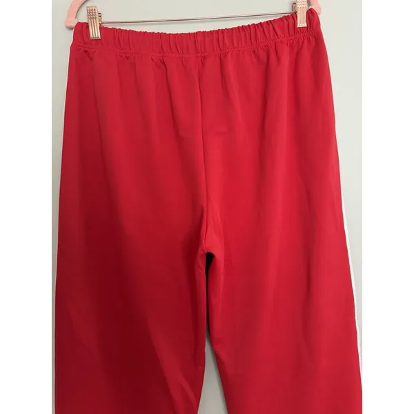 PARKE Track Pants Red Women's Size Large - Image 4