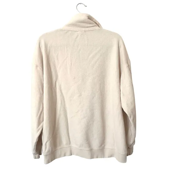 THE UPSIDE Regatta Jerome Quarter Zip Terry Sweatshirt White Medium‎ - Image 5