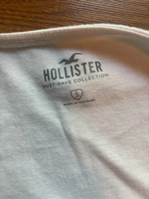 Hollister Top Crop White  - Image 3