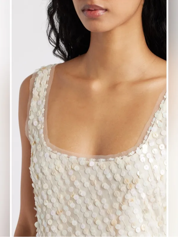 LoveShackFancy Ciris Shell Bead Mini Dress 0 - Image 5