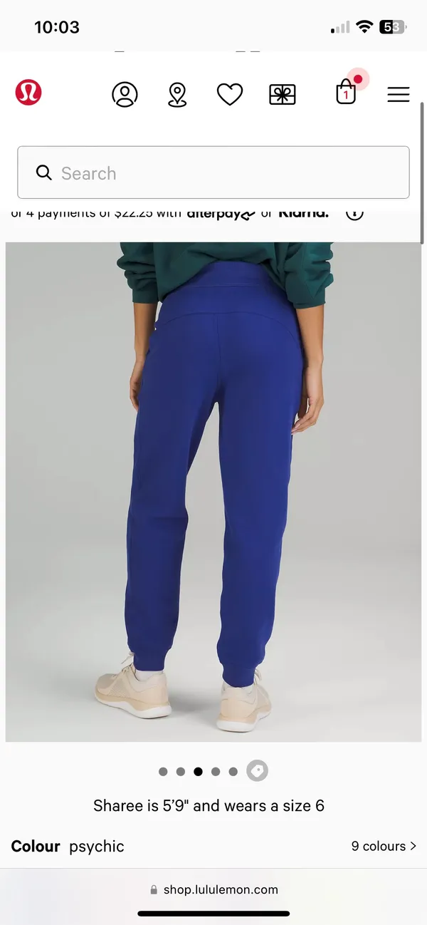 Lululemon High-Rise Scuba Joggers - Image 3