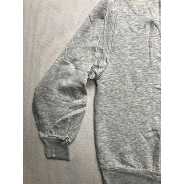 LOU & GREY‎ Signature Soft Plush Quarter Zip Pullover Sweatshirt Gray Size S new - Image 4