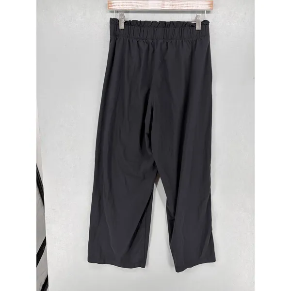 JoyLab‎ Womens Pants Black Paperbag Waist Wide Leg Drawstring S - Image 3