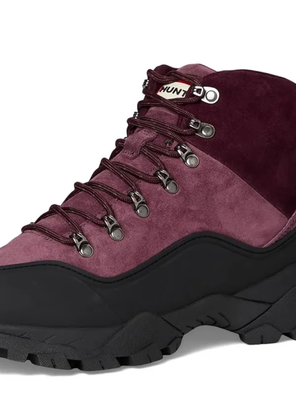 HUNTER JASPER WATERPROOF BOOTS, Dark Red Suede, Women’s size 11, NWT No box - Image 4