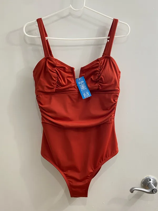 Cupshe Beach Siren Slim & Sculpt One-Piece Swimsuit Size M - Image 3
