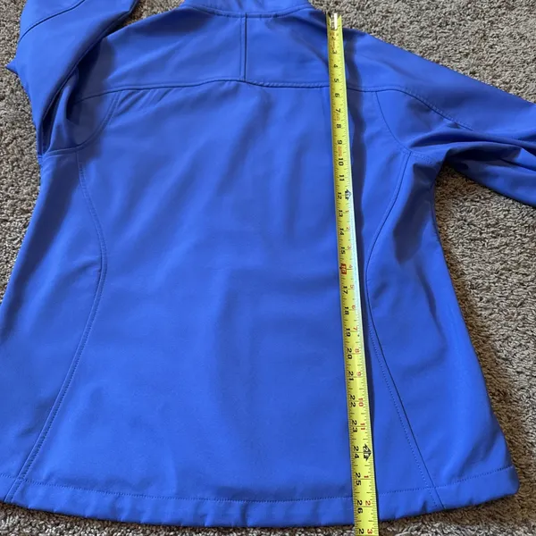 Merrell Aeroblock Womens Full Zip Jacket Large Fleece Lined Outdoors Hiking Blue - Image 7
