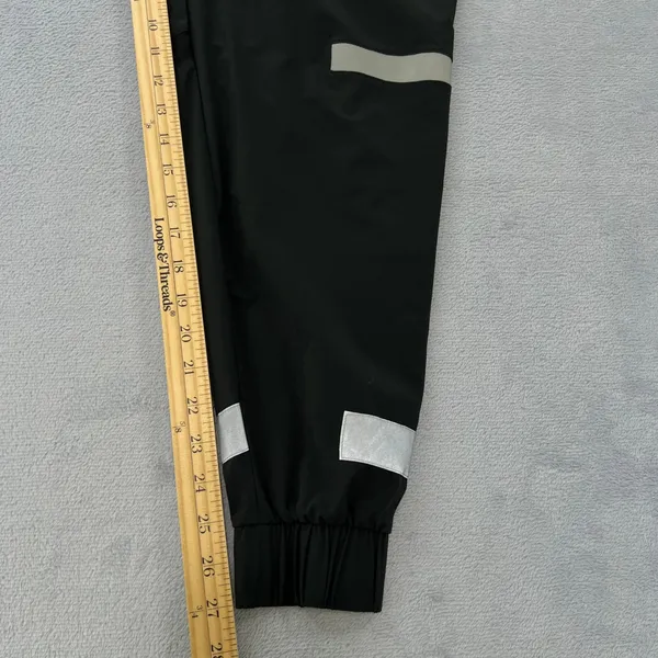 Nike Air Running‎ Pants Reflective Stripe Joggers Lightweight Black Size Medium - Image 12