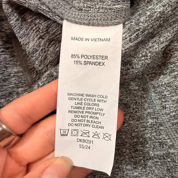 Quince Ultra-Soft High-Rise Pocket Legging Heather Grey DKBIZ01 Small NWT - Image 7